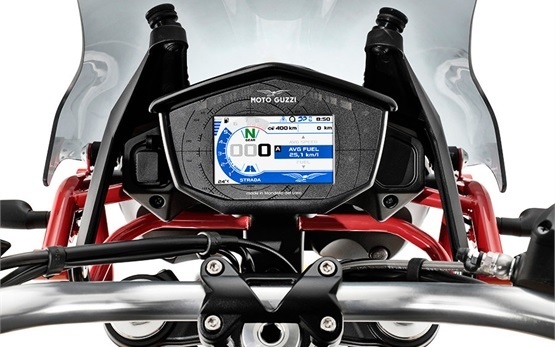 Moto Guzzi V85TT - motorcycle rental in Cannes France