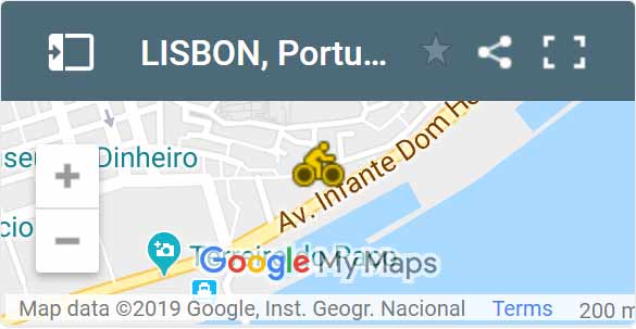 Map Lisbon