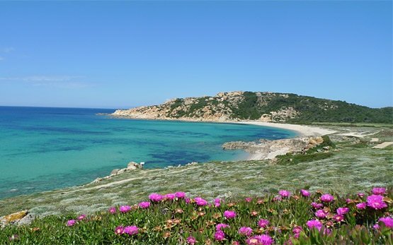 The coast of Sardinia