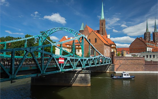 Wroclaw Poland - Tumski Bridge