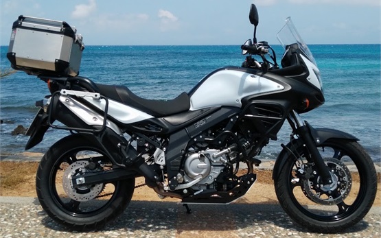 Suzuki V-strom 650cc - motorbike rental in Heraklion