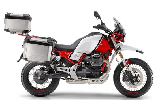 Moto Guzzi V85TT - motorcycle rental in Cannes France