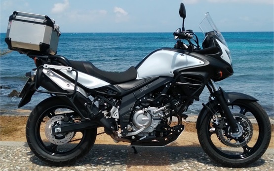 Suzuki V-strom 650cc - motorbike rental in Crete